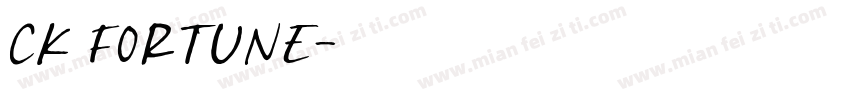 CK Fortune字体转换